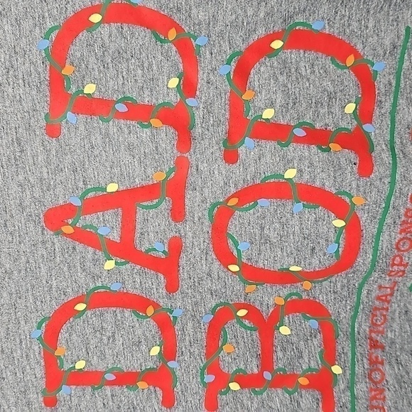 Travis Mathew Dad Bod Festive Holiday T-Shirt Size Small NWT Christmas Festive - Picture 4 of 8
